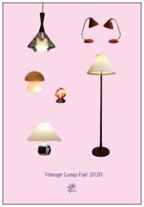 vintage lamp leklint orrefors rorstrand desklamp mushroom lamp ph royal copenhagen fog morup